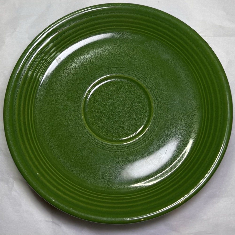 Fiesta Fiestaware Saucer 6" diameter Homer‎ Laughlin Green TTC